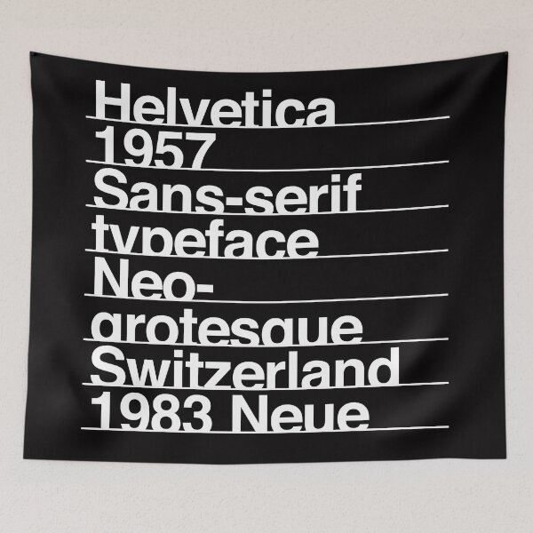 Item preview, Helvetica TYPO FACTS designed and sold by LuksTEESred.