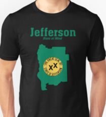The State of Jefferson (Jefferson State of Mind) Unisex T-Shirt