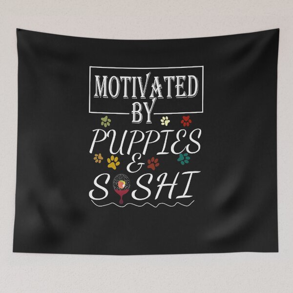 Item preview, Sushi And Puppy Lover, Gift Idea To Sushi Addicted,Sushi And Puppy Gift Idea To Boyfriend designed and sold by Rassitni.