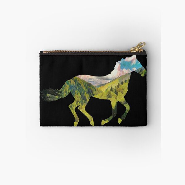 Item preview, Wild Horse in a Forest Landscape designed and sold by Snilfen.