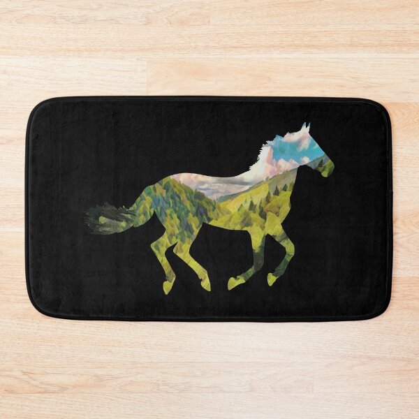 Item preview, Wild Horse in a Forest Landscape designed and sold by Snilfen.