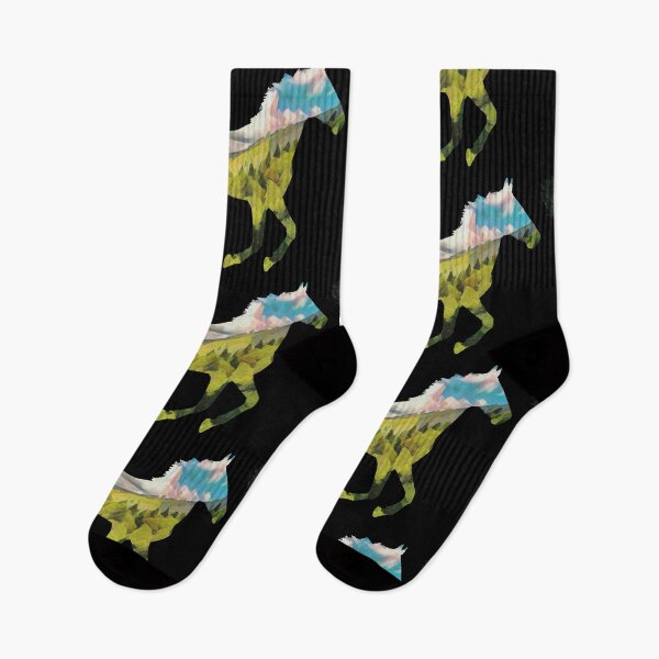 Item preview, Wild Horse in a Forest Landscape designed and sold by Snilfen.