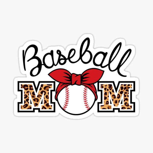 Animal Print Baseball Mom Waterslide Decal  Tiger Print Baseball Mom  Baseball Mom Decal For Tumbler and Mug  Boy Of Moms  Baseball Mama