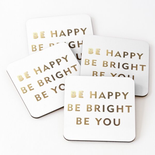 Item preview, be happy, positive quote designed and sold by USRoyalTouch.