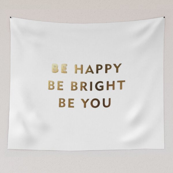 Item preview, be happy, positive quote designed and sold by USRoyalTouch.