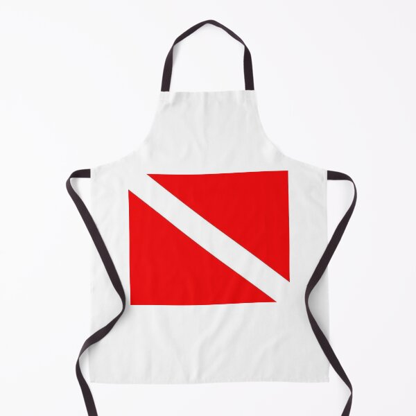 Item preview, Diver Down Flag Scuba Diver Deep-sea Diving designed and sold by prohockeylabs.