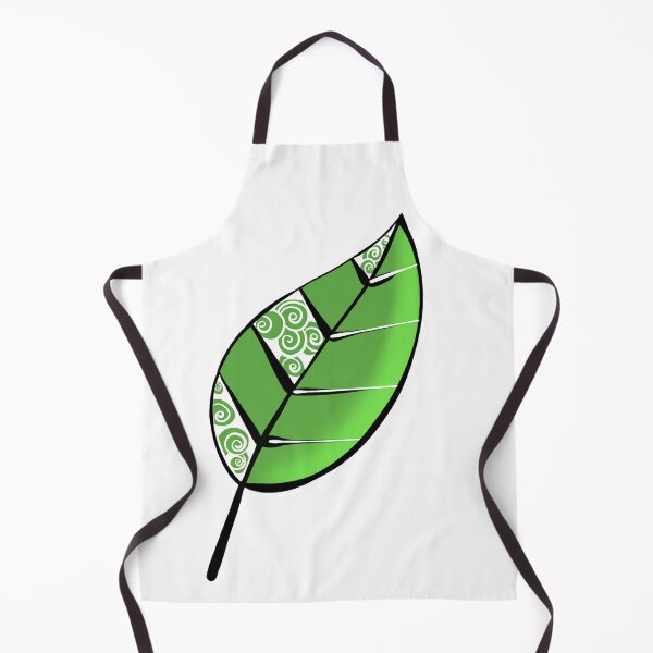 Item preview, Doodled green leaf  designed and sold by ArtishbyLisa.