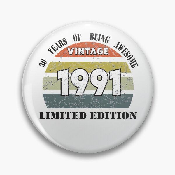 Item preview, Retro Vintage 1991 30 Year Old 30th Birthday Gift Him designed and sold by designisthelife.