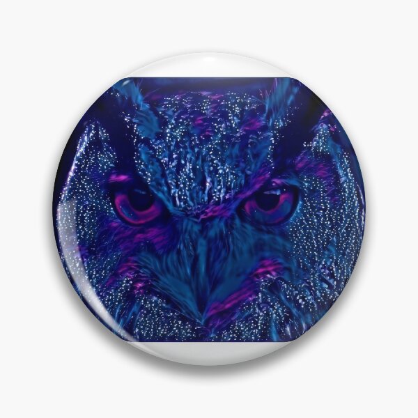 Item preview, mystical Blue owl bird designed and sold by malloum.