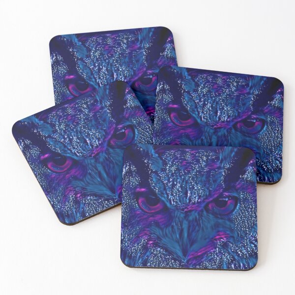 Item preview, mystical Blue owl bird designed and sold by malloum.