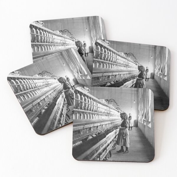 Item preview, Young Girl Working In South Carolina Cotton Mill - Lewis Hine 1908 designed and sold by warishellstore.