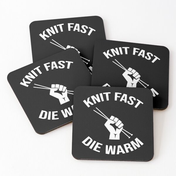 Item preview, Knit Fast Die Warm designed and sold by Cat Lady Designs.