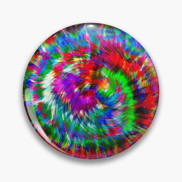 Item preview, Groovy Hippie Spiral - Colorful Tie Dye in Bright Colors (Version 2) designed and sold by Cosmic-Ferret.