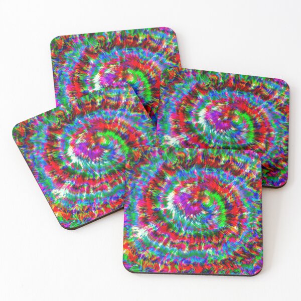 Item preview, Groovy Hippie Spiral - Colorful Tie Dye in Bright Colors (Version 2) designed and sold by Cosmic-Ferret.