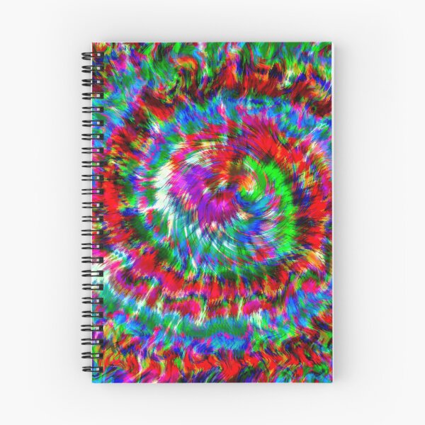 Item preview, Groovy Hippie Spiral - Colorful Tie Dye in Bright Colors (Version 2) designed and sold by Cosmic-Ferret.