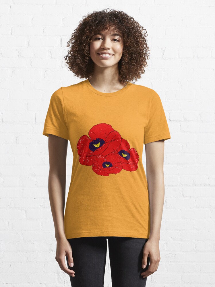 poppy cycling shirt