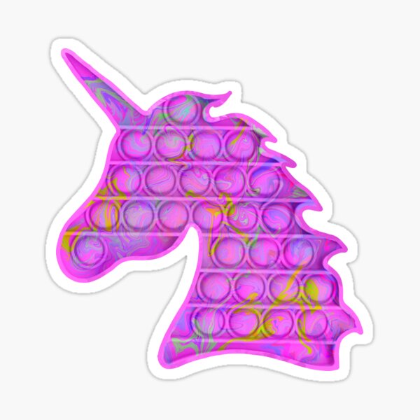 unicorn pop it fidget toy
