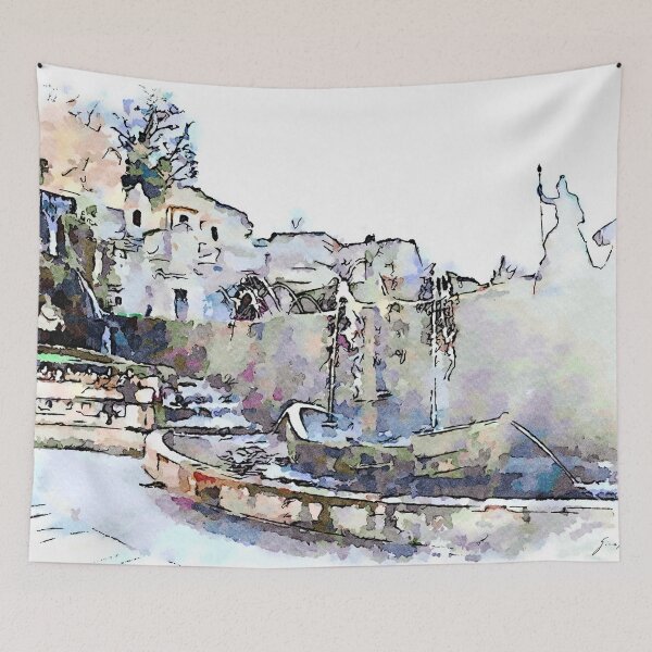 Item preview, Tivoli: fountain of Villa d'Este designed and sold by Giuseppe Cocco.