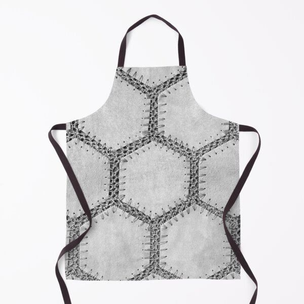 Aperçu de l'œuvre Motif hexagone gris Legging créée et vendue par JD369.
