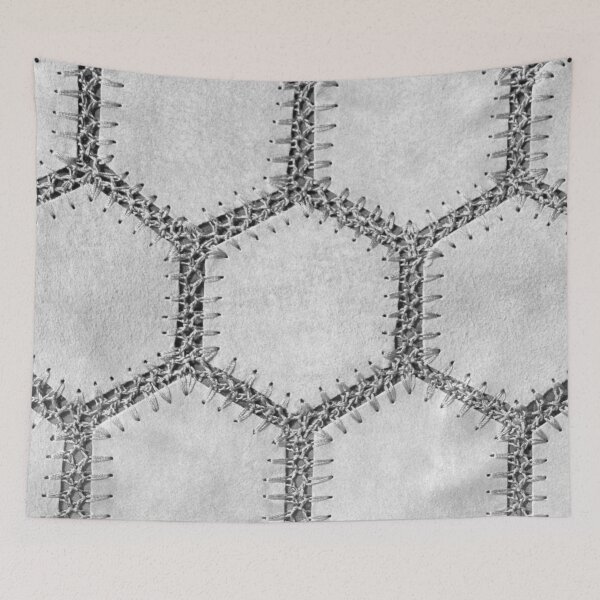Aperçu de l'œuvre Motif hexagone gris Legging créée et vendue par JD369.