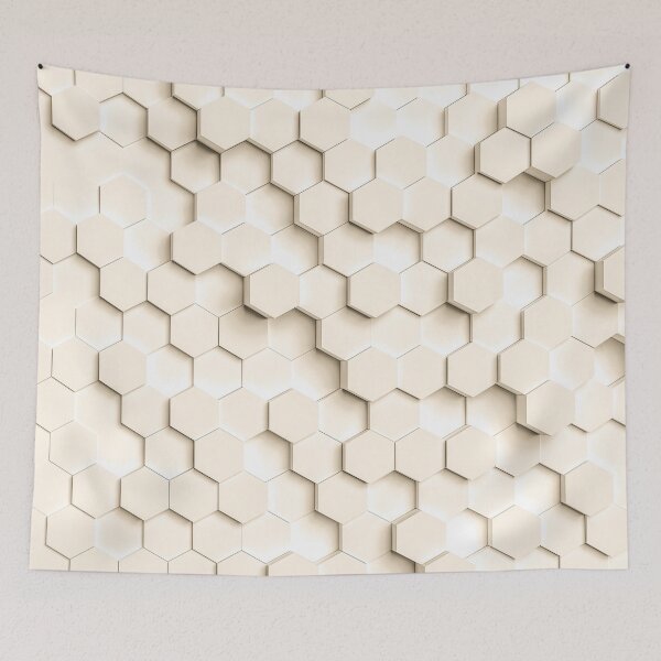 Aperçu de l'œuvre motif hexagonal Legging créée et vendue par JD369.