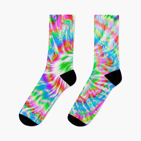 Item preview, Groovy Aesthetic Hippie Spiral - Colorful Tie Dye in Bright Colors (Version 3) designed and sold by Cosmic-Ferret.