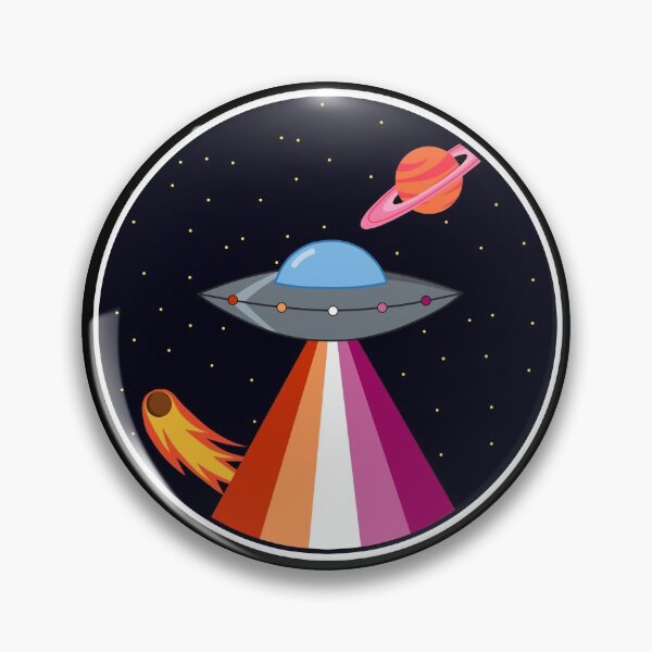 Item preview, Space Lesbian | UFO Pride Design  designed and sold by Singularian.