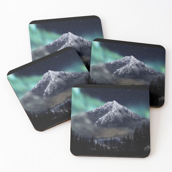 Item preview, Aurora Shrouding the Mountain designed and sold by SamPixelArtist.