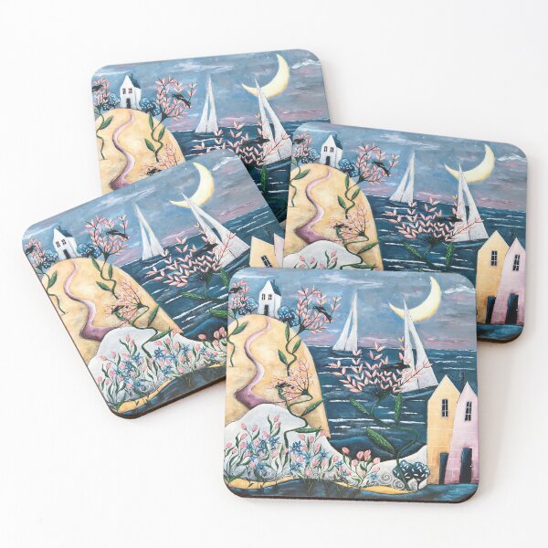 Item preview, Spring blooms over the sea designed and sold by Christine Onward.
