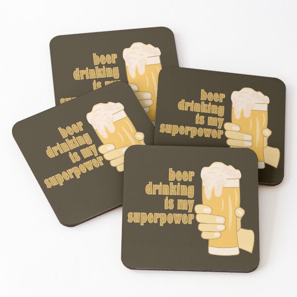 Item preview, Beer drinking is my superpower designed and sold by CutieBlue.