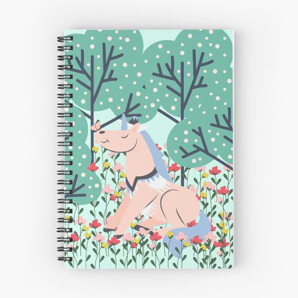 Item preview, Cute unicorn in the middle of a garden. designed and sold by MJSemedo.