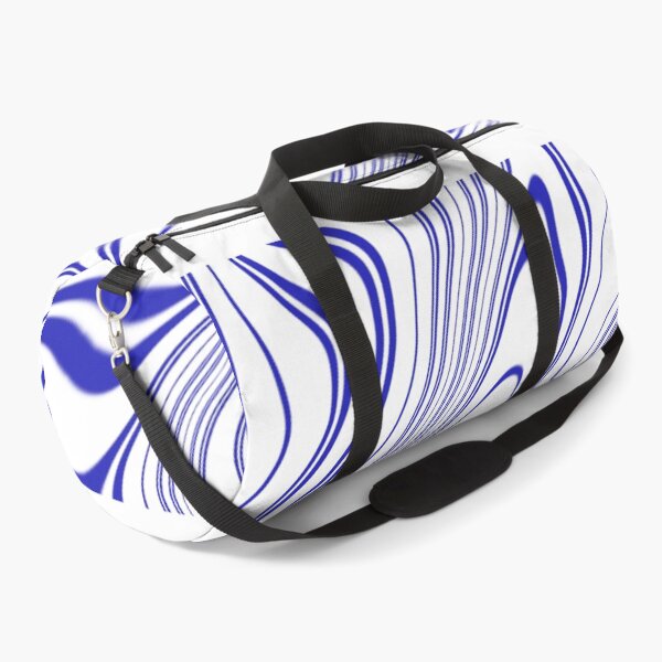 Item preview,  Blue and White Curves Pattern designed and sold by MagicEmpress.
