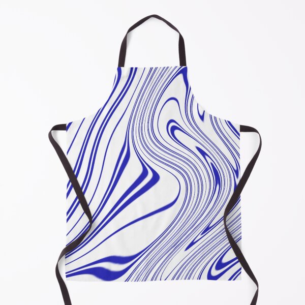 Item preview,  Blue and White Curves Pattern designed and sold by MagicEmpress.