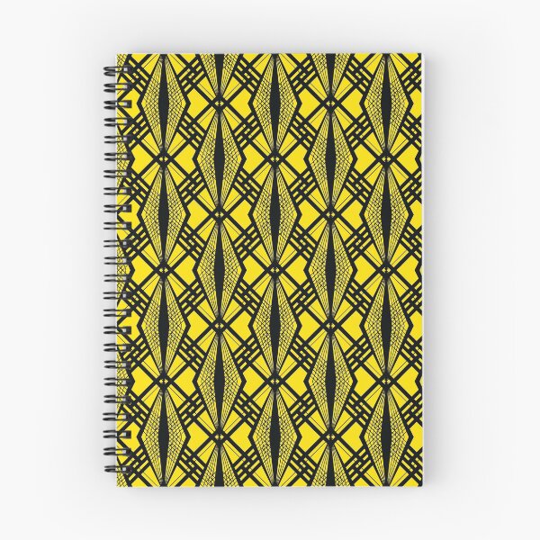 Item preview, ART DECO PRINT DESIGN 2 BLACK & YELLOW  designed and sold by KhuKhuZ.