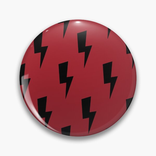 Item preview, Lightning Bolts- Black on Maroon designed and sold by bonelessbooks.