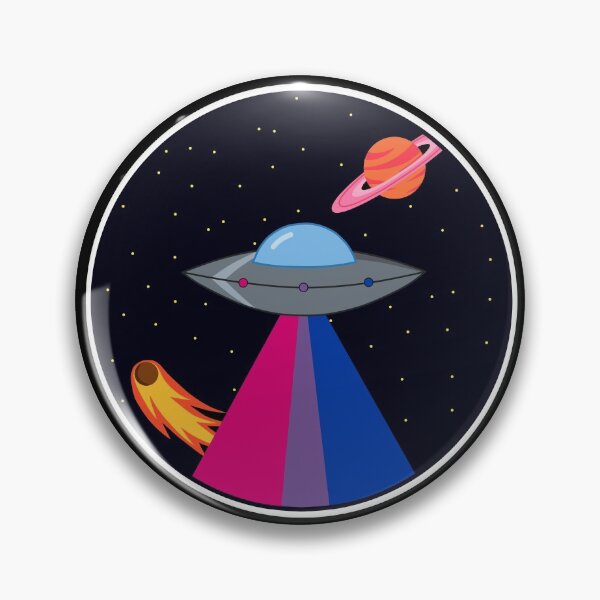 Item preview, Space Bi | UFO Pride Design designed and sold by Singularian.