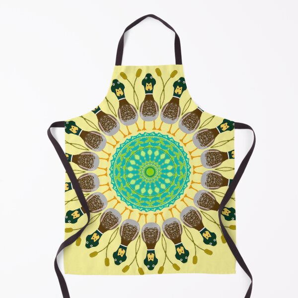 Item preview, Mallard Duck Mandala Design designed and sold by MandalaZoo.