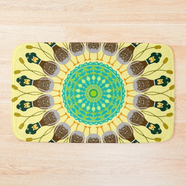 Item preview, Mallard Duck Mandala Design designed and sold by MandalaZoo.