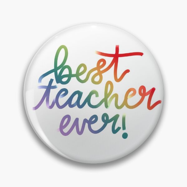 Item preview, Best teacher rainbow  designed and sold by willowsbunnies.