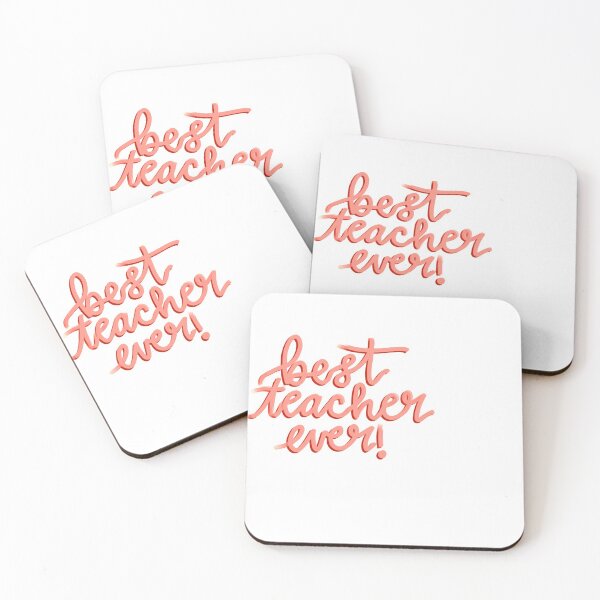 Item preview, Copy of Best teacher Coral designed and sold by willowsbunnies.