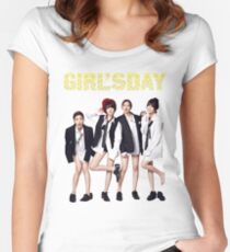Camiseta entallada de cuello redondo Girl's Day Kpop