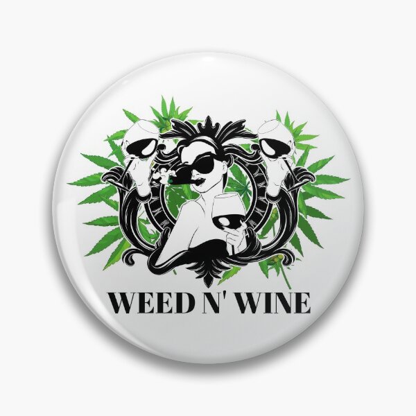 Item preview, Weed N Wine | Smart Successful Stoner | We Are The Universe designed and sold by AlfaEcho.