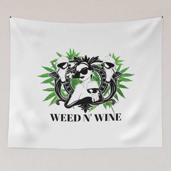 Item preview, Weed N Wine | Smart Successful Stoner | We Are The Universe designed and sold by AlfaEcho.