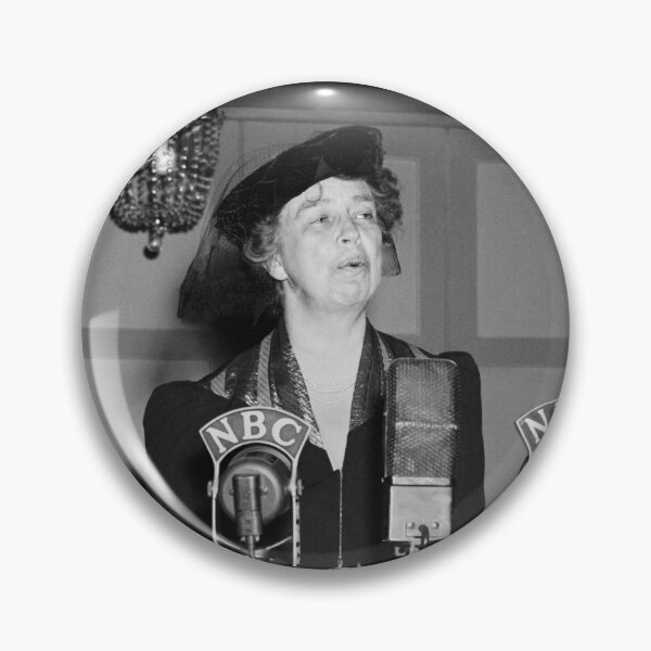 Item preview, Eleanor Roosevelt Speaking To Crowd - 1939 designed and sold by warishellstore.