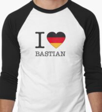 I ♥ BASTIAN Men's Baseball ¾ T-Shirt