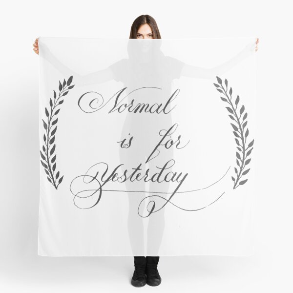 Item preview, Normal Is for Yesterday Calligraphy Lettering designed and sold by AlinaVuxanovici.