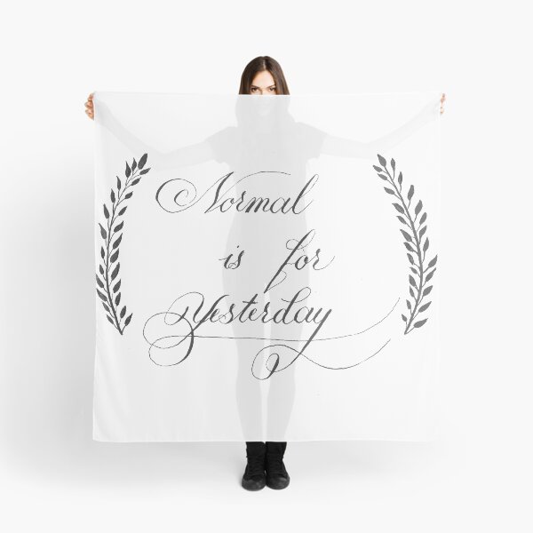Item preview, Normal Is for Yesterday Calligraphy Lettering designed and sold by AlinaVuxanovici.