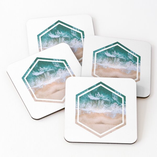 Item preview, Beach and ocean waves meeting - white designed and sold by crazycollective.