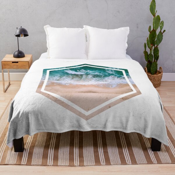 Item preview, Beach and ocean waves meeting - white designed and sold by crazycollective.