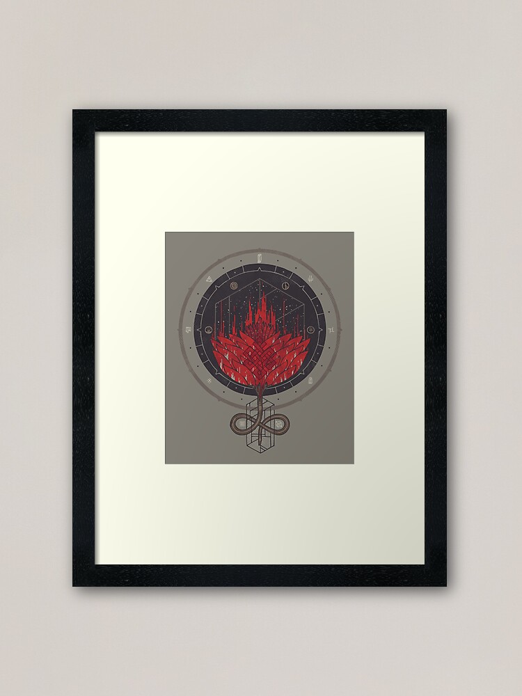 Alternate view of Fading Dahlia Framed Art Print